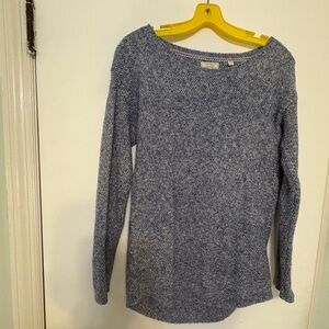 FatFace Women's Blue Knit‎ Sweater Sz 2 Cotton Blend